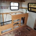 Travel Trailer Renovations: Part Three – Demolition in the Kitchen